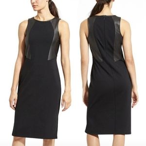 ATHLETA BLACK PONTE NIGHT ON THE TOWN DRESS